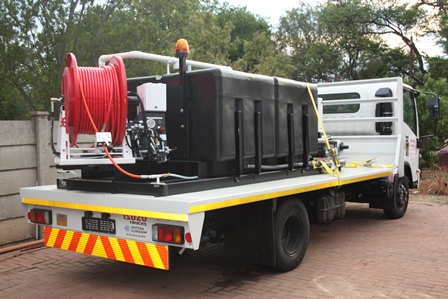 Jetting unit on Isuzu 400